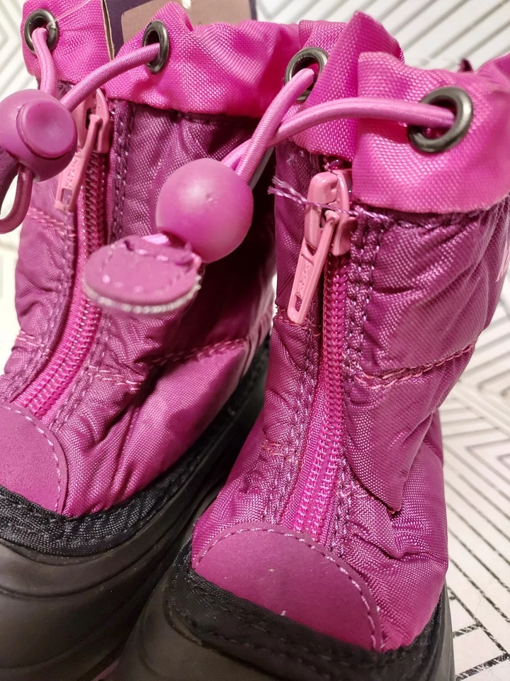 🥥 Kamik Girls Winter Boots Purple Size 6🆕️AS SHOWN👇 - Image 4 of 4
