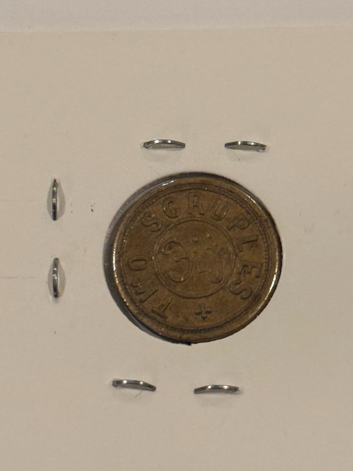 Apothecaries Weight Coin - 2 Scruples - Rare Condition (great) | eBay