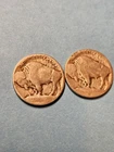 1913 Type 1 P & D Buffalo Nickels - Free Shipping- A451
