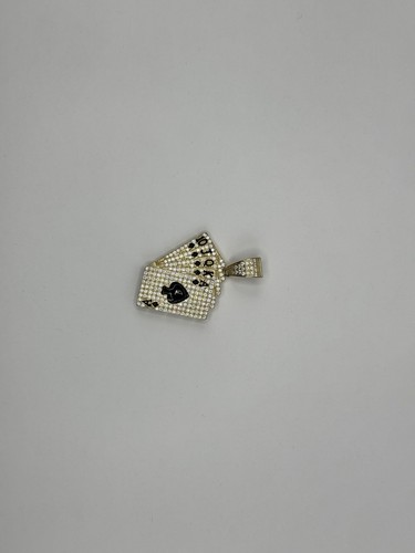 Royal Flush Moissanite Pendant