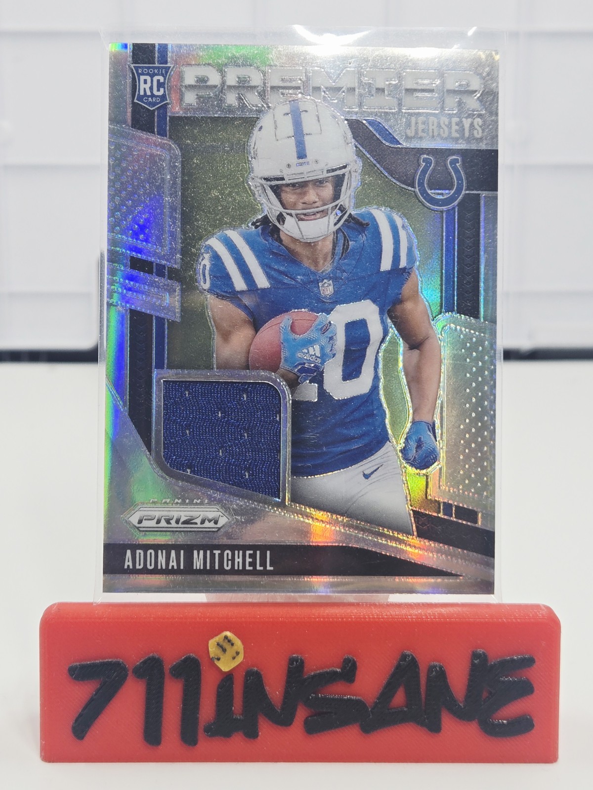 2024 Panini Prizm - Premier Jerseys Adonai Mitchell #PJ-AML (MEM, RC)