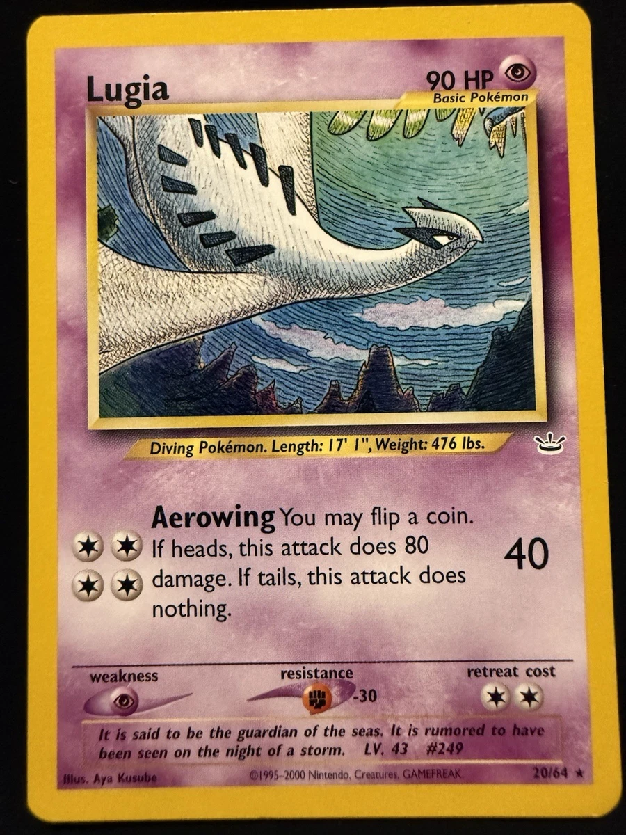 Lugia Pokémon TCG Neo Revelation Individual Collectible Card Game