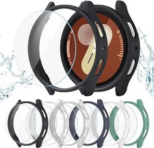 6 6 Pack for Samsung Galaxy Watch 7 40mm Screen Protector Case Hard PC Bumper