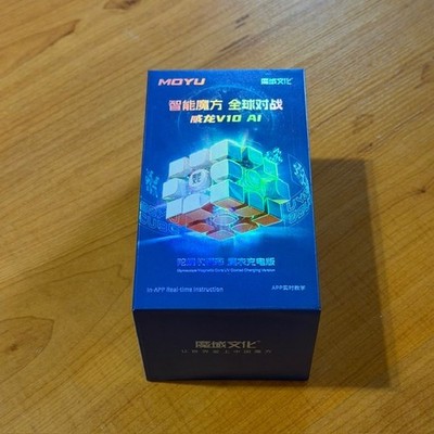 MoYu Weilong V10 AI GYROSCOPE 3x3 Smart Cube UV COATED VERSION mit App - wie neu