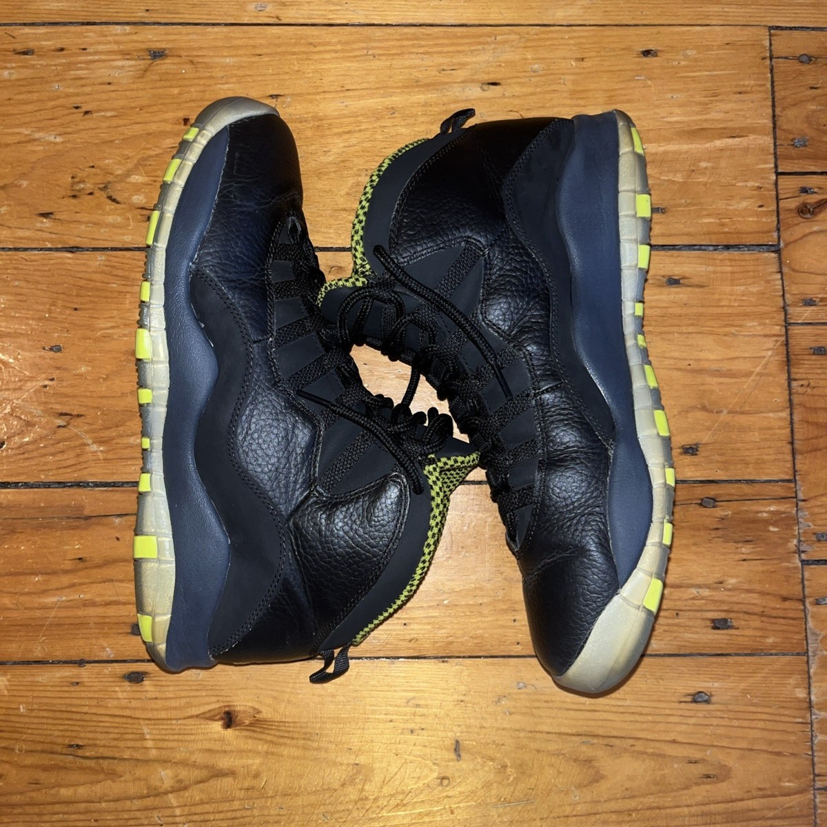Air Jordan 10 Men's Retro Black And Yellow Size 11.5 | eBay