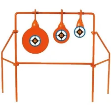 Do-all Steel Target Reactive .22 Triple Spinner Durable Steel Orange - 10501