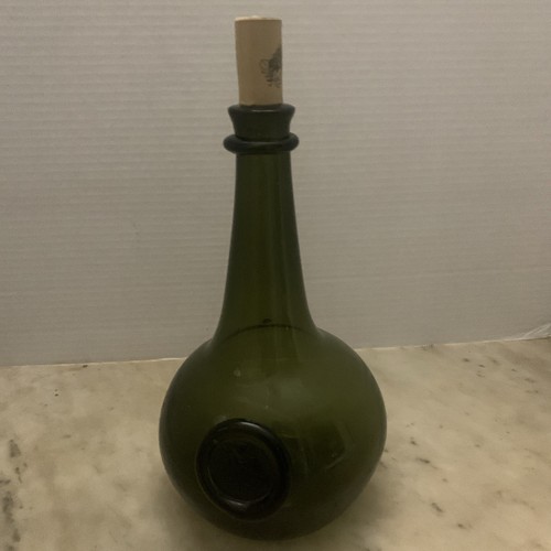 Vintage Green Bottle Hand Blown Jamestown Reproduction Joseph Frances - Picture 2 of 9