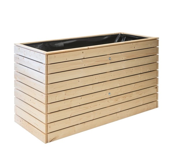 Hochbeet GemüSebeet Holz Blumenbeet Pflanzbeet KräUterbeet Westmann 160X70X90Cm-image