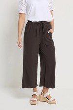 M&Co Women's Wide Leg Culottes