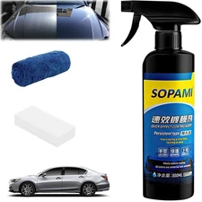 Sopami Car Coating Spray, Quick Effect Coating Agent Quickly Coat Car Wax 500ml