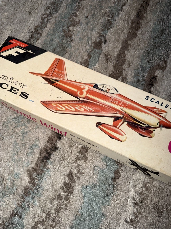 Top Flite Junior Aces Viento Cósmico 1/2A Motores Balsa R/C Gas Modelo Balsa N-12 Foto 3 de 4