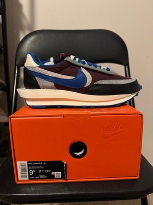 Nike Sacai x Undercover x LDWaffle Night Maroon Team Royal 2021 US 9.5 Brand New
