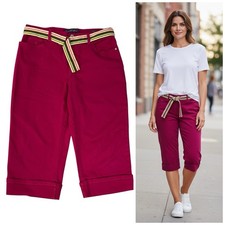 Gloria Vanderbilt Capri Jeans Womens 14 Pink ...
