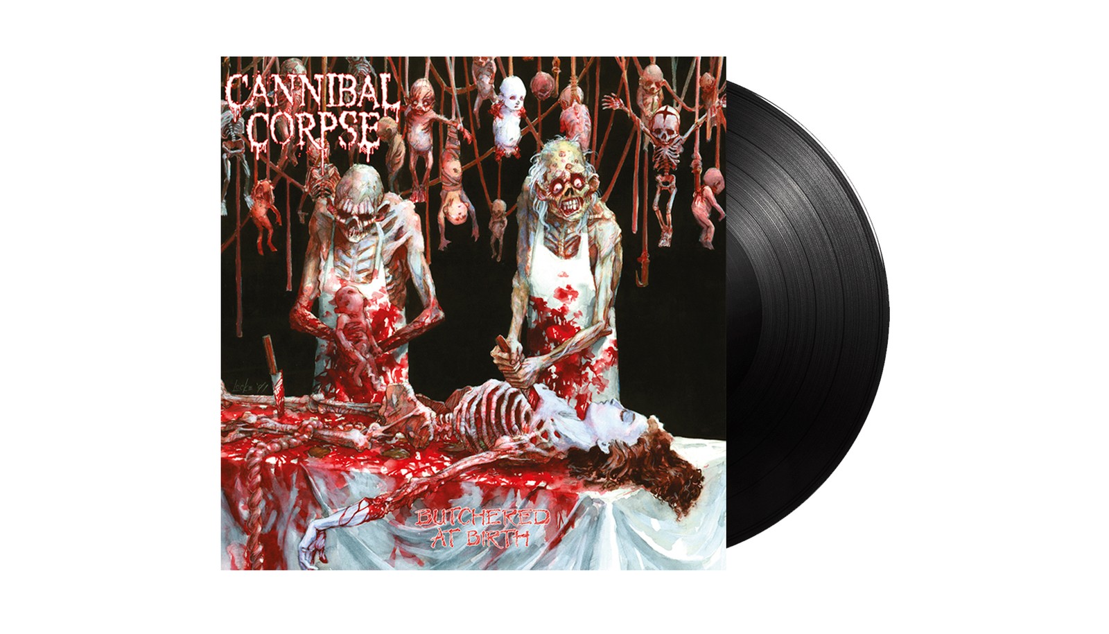 Cannibal Corpse 'Butchered At Birth' LP Black Vinyl  NEW SEALED