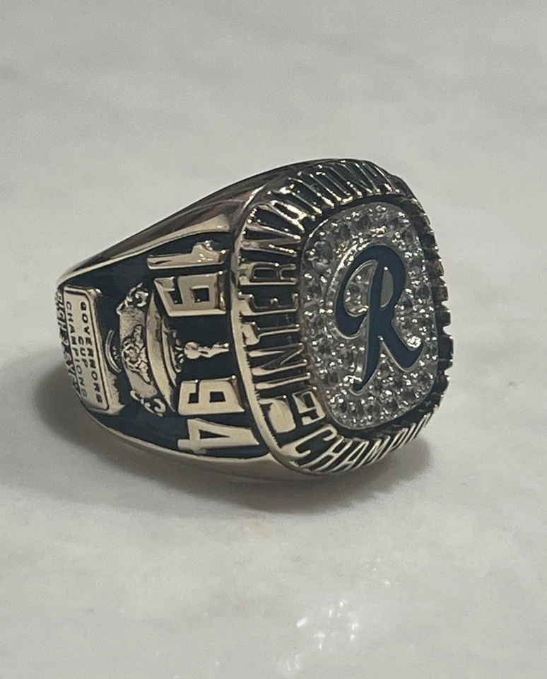 Richmond Atlanta Braves 1994 ¡Anillo de oro de 10 quilates campeones "internacionales" de béisbol! Foto 2 de 4