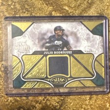 Topps 2025 Tier One Relics Julio Rodríguez Mariners Game Used #T1R-JRO
