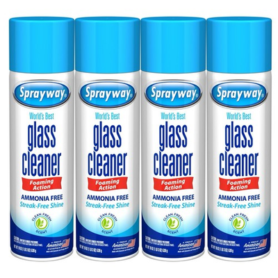 #ad Sprayway SW050CLUB Glass Cleaner 4 Pack $13.99