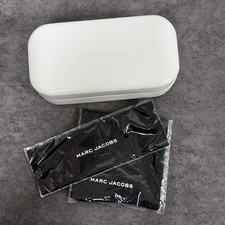 Marc Jacobs Sunglasses Case With Cloth Case Cloth- White/Cream/Off-White Color