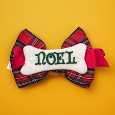 Vintage 1988 Dakin Bow Noel Replacement Bone Stuffed 4