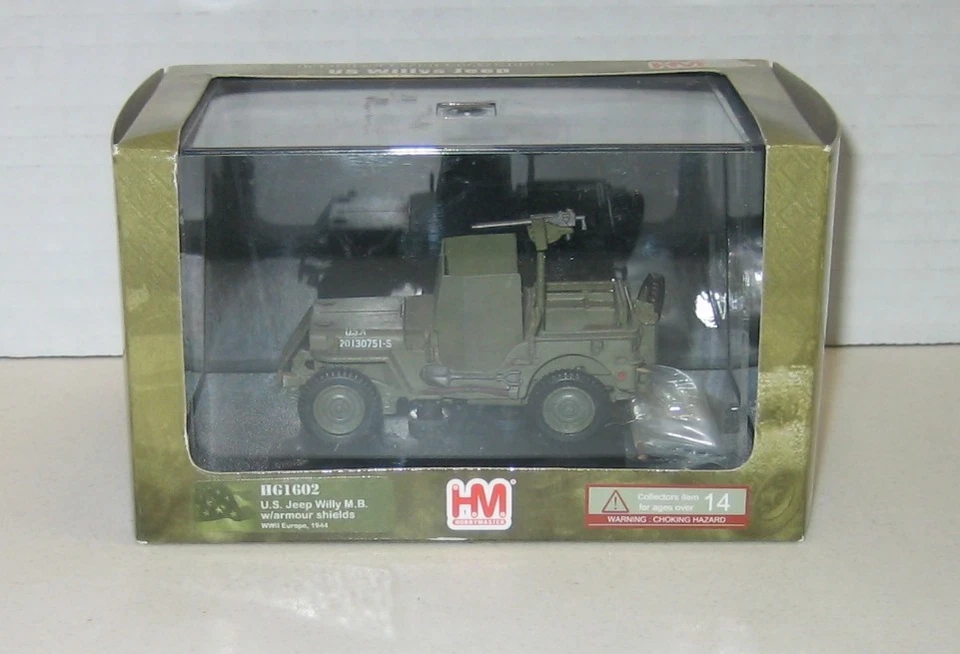 Hobby Master 1/48 HG1602 WWII US Army Armoured Willys Jeep 82nd Airborne 1944 - Image 2 of 4