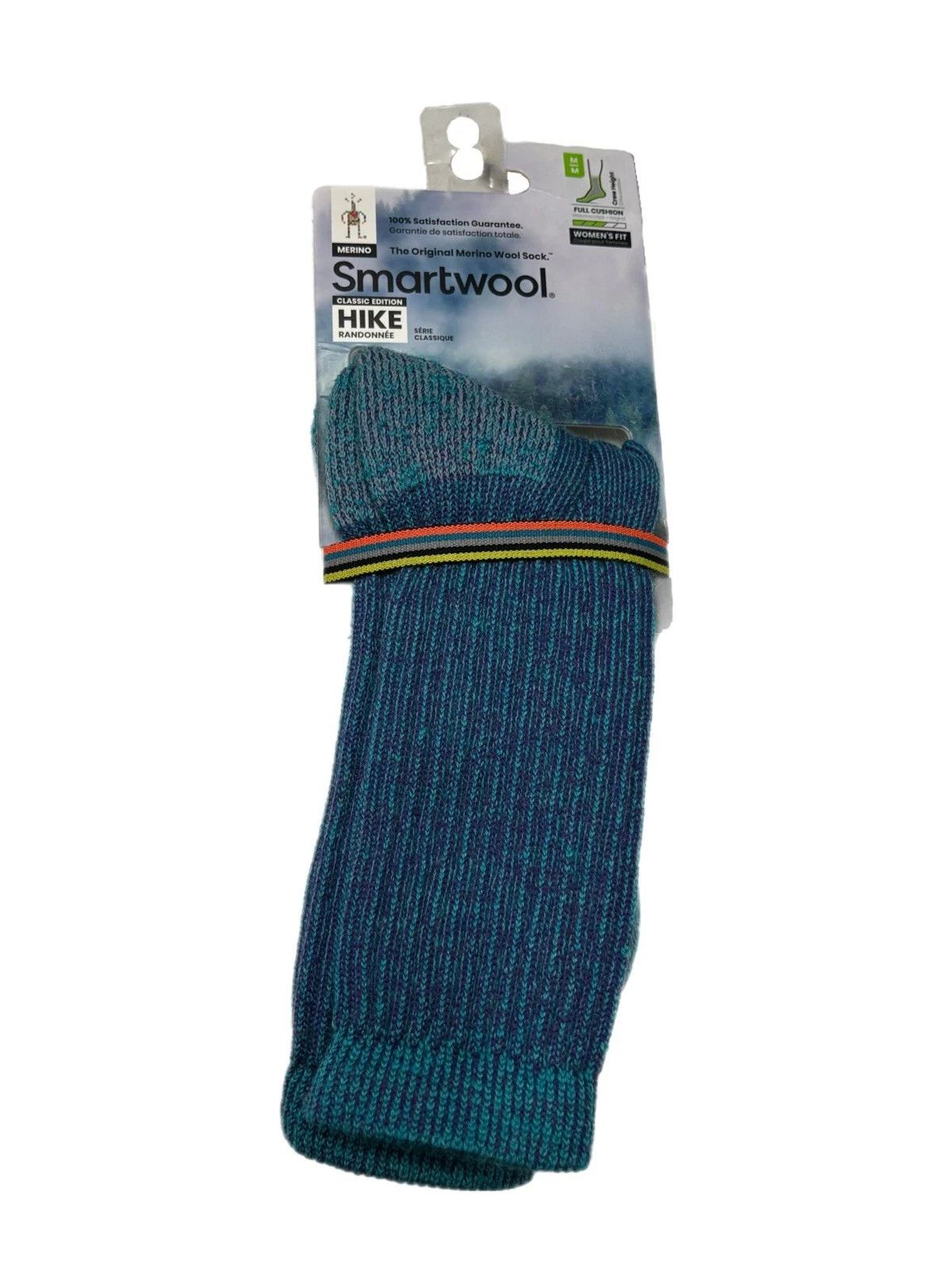 Smartwool Hike Merino Wool Full Cushion Hiking Crew Socks CAPRI Unisex MEDIUM