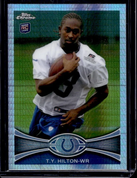 2012 Topps Chrome Ty Hilton #168 Prism Refractor Rookie RC /216 Colts