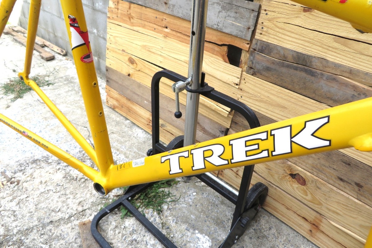 TREK 2300 ALPHA SLR FRAMESET Road Bike 58cm Aluminum Yellow
