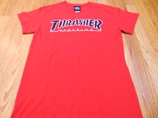 THRASHER MAGAZINE RED T-SHIRT SIZE S SKATE