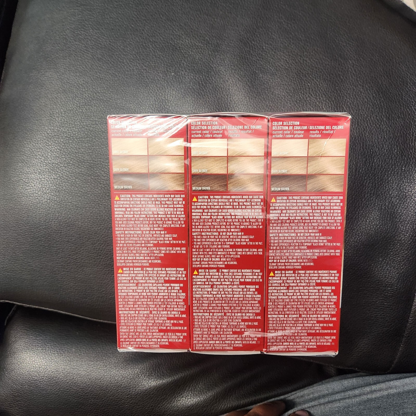 Revlon 70 Medium Ash Blonde Hair Color 3 PACK