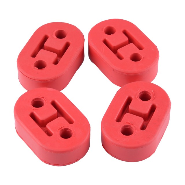 4Pcs Durable Car Polyurethane Rubber Exhaust Muffler Hangers 2 Hole 11.5mm eBay