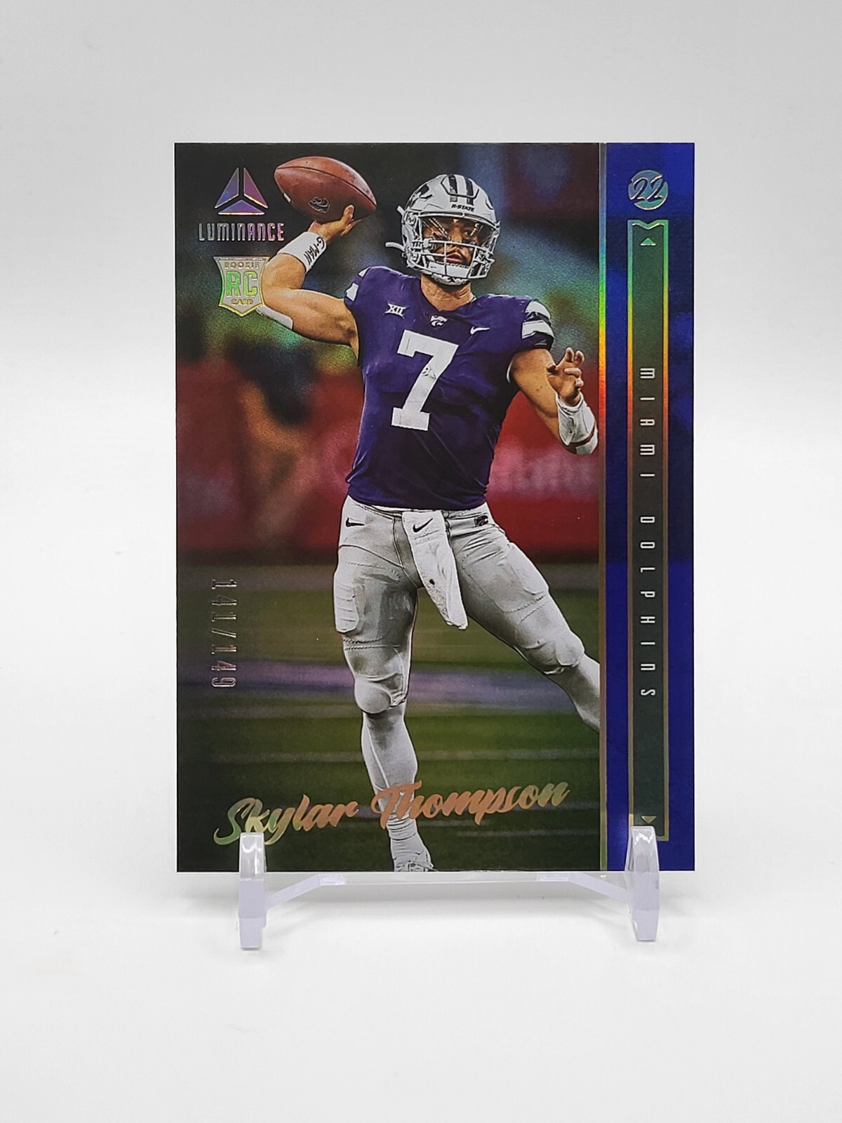 Skylar Thompson Panini Luminance #105 Blue