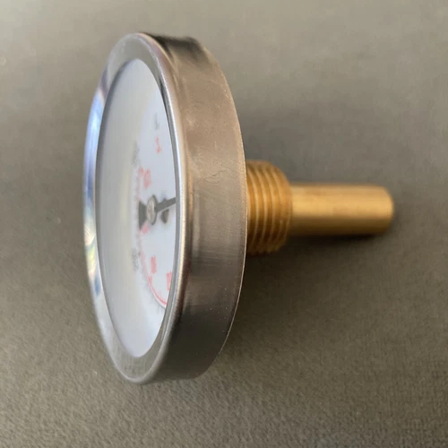 JONES STEPHENS J40-703  Thermometer 2-1/2” Dial, CBM 30-250F/0-120C, 1/2” NPT - Picture 4 of 4