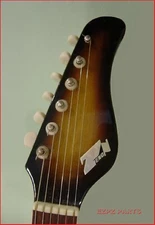 Zen-On Guitar Headstock Logo for 60's Zen-On Guitar & Bass    EZPZ PARTS