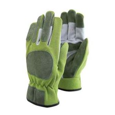 Town & Country Leather Flexi Rigger Gloves Green - Medium