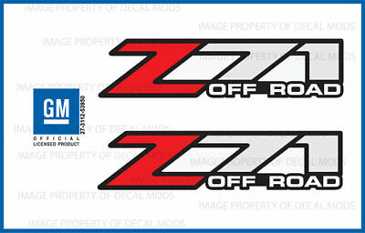 Z71 Off Road Chevy Silverado 14-18 Decals Stickers Fade Sapphire GRSPHIRE 2