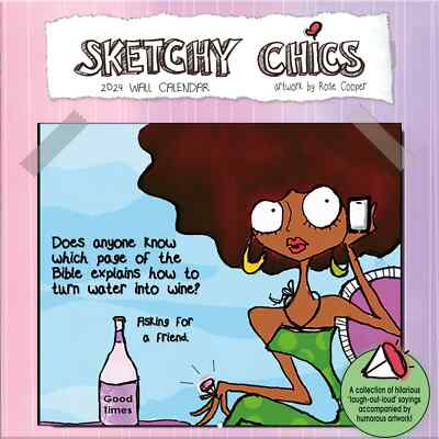 Turner Sketchy Chics 12x12 Wall Calendar w | eBay