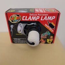 Zoo Med Deluxe Porcelain Clamp Lamp. 5 1/2 inch
