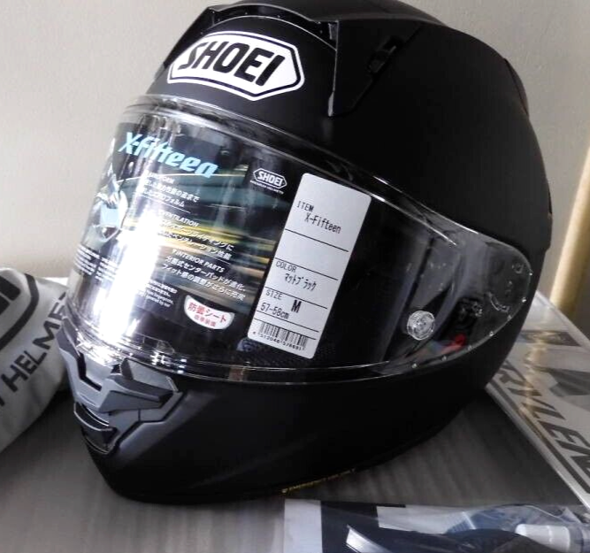SHOEI　xl x 15 Shoei X-15 Matte Black Full Face Helmet X-Fifteen Size [S M L XL