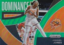 2022 Panini WNBA Prizm Dominance GREEN PRIZM  #6 Jonquel Jones - Connecticut Sun