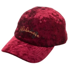BRAND NEW HARRY POTTER RED VELVET ALOHOMORA DAD HAT CAP ADULT SZ