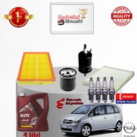 Inspektionskit Filter ÖL Kerzen opel Meriva A 1.6 16V 74KW 100CV Von 2006->