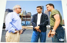 LEONARDO DICAPRIO + MATT DAMON SIGNED THE DEPARTED 11x14 MOVIE PHOTO BECKETT COA