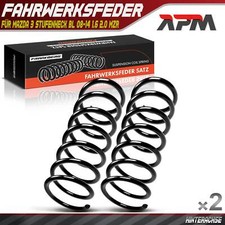 2x Federn Fahrwerksfeder Hinten für Mazda 3 Stufenheck BL 2008-2014 1.6 2.0 MZR