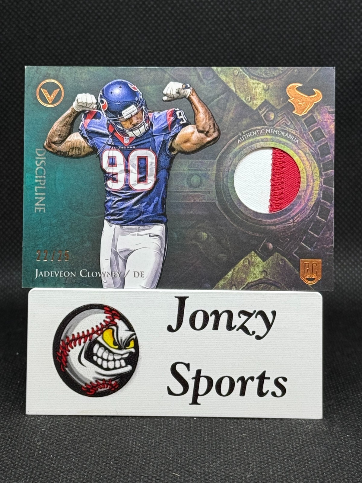 Jadeveon Clowney Topps Valor Patch Relics #VPJC Base