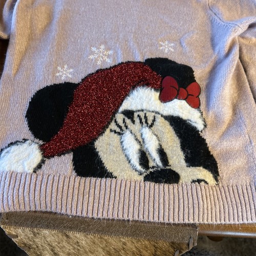 Disney Christmas Sweater Pink Women’s Small?