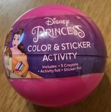 Disney Princess Color And Sticker Activity