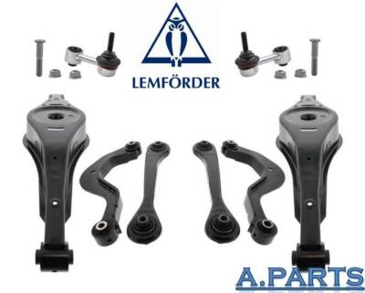 LEMFÖRDER REP SATZ 8TLG AUDI VW SKODA SEAT QUERLENKER KOMPLETT HINTEN Q3 A3 NEU