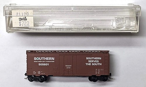 MTL Micro-Trains 21100 Southern SRR 505601 40 pies enchufe puerta boxcar | Zustand: New