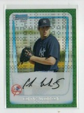 2011 Bowman Chrome Green X-Fractor Chase Whitley #BCP155 NEW YORK YANKEES RC 