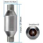 2" INCH UNIVERSAL SPORTS CAT CATALYTIC CONVERTER HIGH FLOW 400 CELL Stainless UK